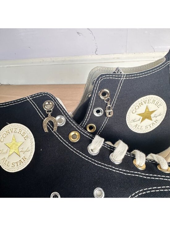 Converse Run Star Hike Hi Platform Charms Sz 8 Mens Shoes Sneakers Black A13409C main image 8
